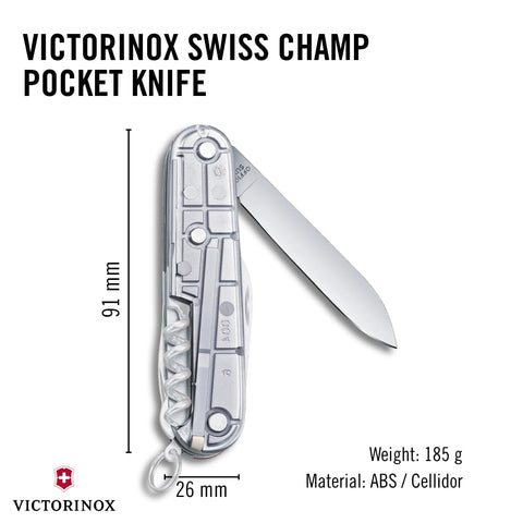 Victorinox Swiss Champ pliers with wire cutter for quick repairs