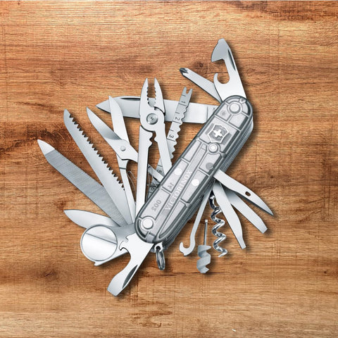 Victorinox Swiss Champ small blade for precise cuts on the go
