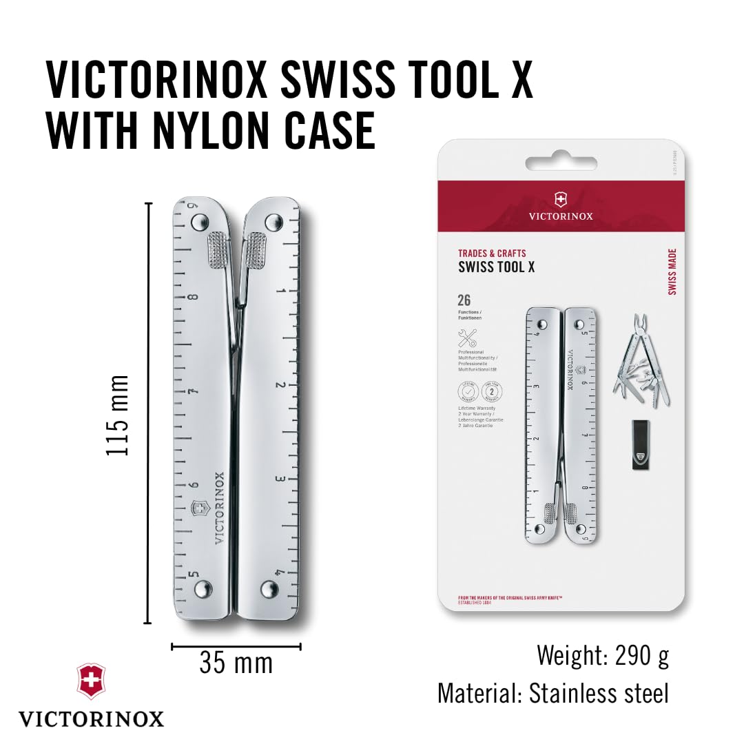 Victorinox Swiss Tool wire cutter and stripper for metalwork projects.
