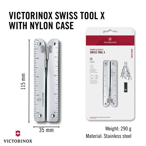 Victorinox Swiss Tool wire cutter and stripper for metalwork projects.