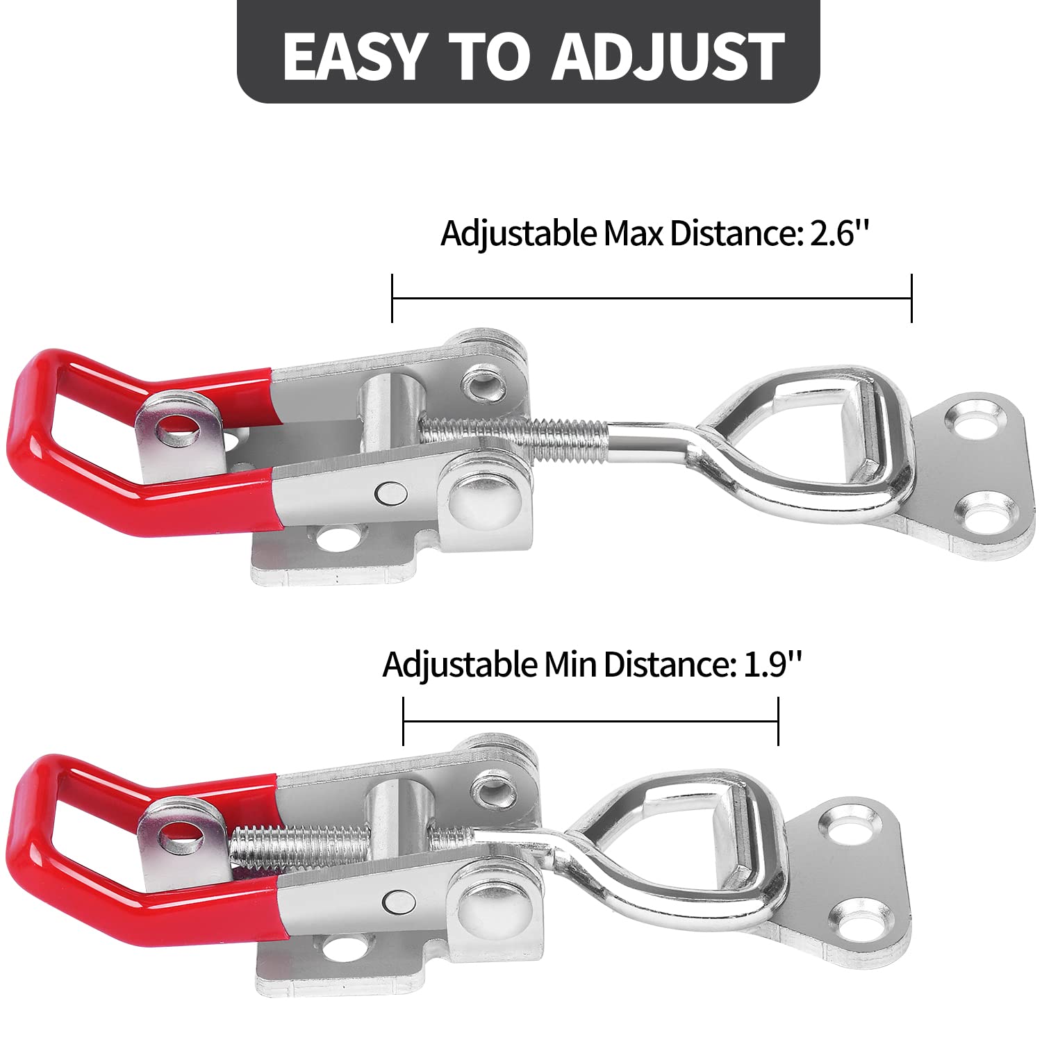 Vicuna R 8Pack toggle latch demonstrates up to 550 lbs hold