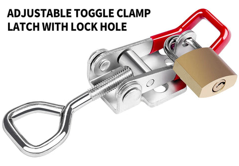 Vicuna R latch with lock-hole secures closing