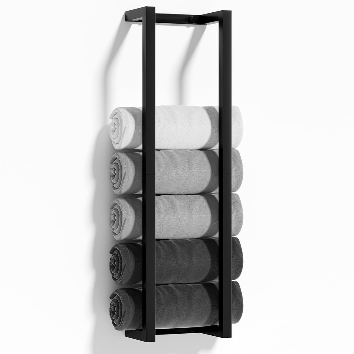 VIDA-ZONE 304 stainless steel towel rack for rust-free durability in bathroom.