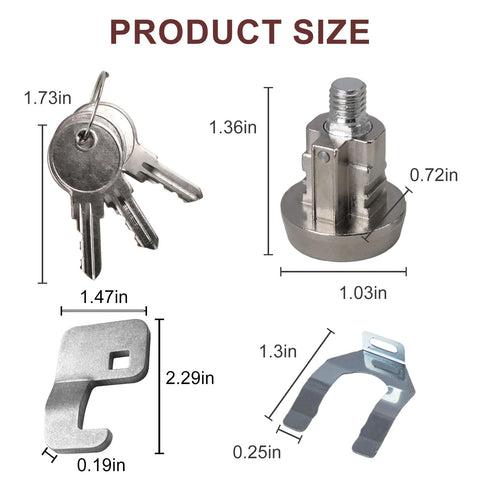 VIDABTE lock meeting USPS L-1172C standards for secure mail delivery.