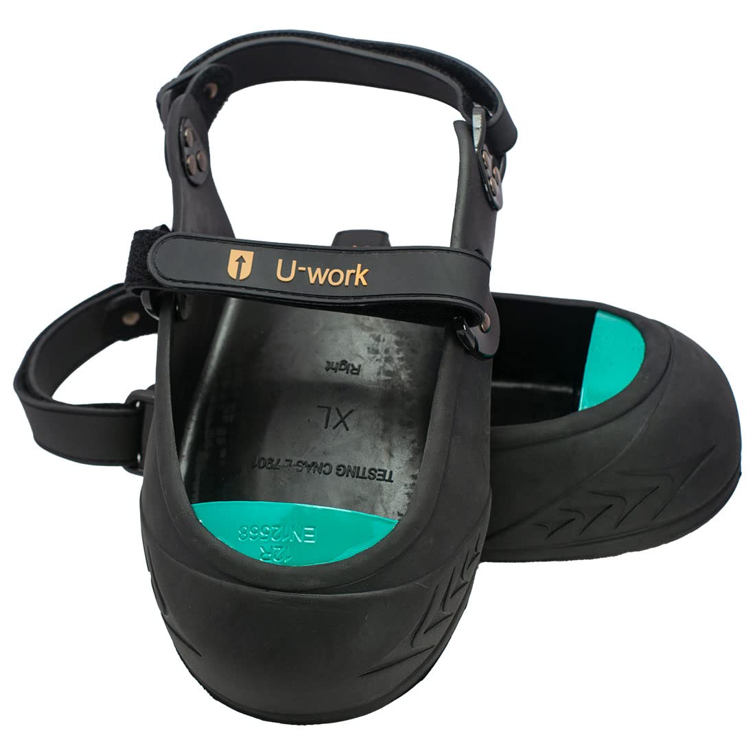 VIDAYA safety overshoes with steel toe and titanium alloy cap for durable protection