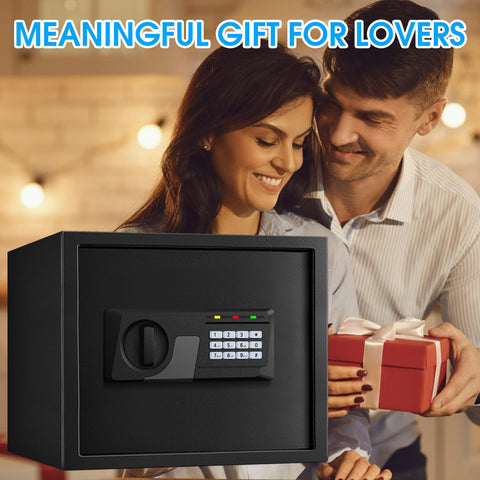 VIDXCVIT fireproof safe anti-theft alarm deters unauthorized attempts.