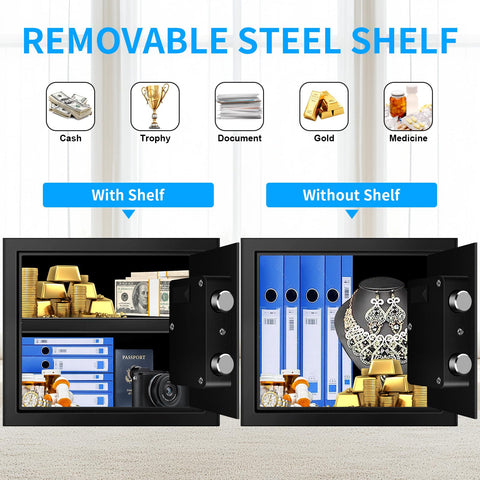 VIDXCVIT fireproof safe emergency keys for backup access.