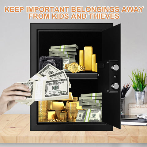 VIDXCVIT 3.3 cu ft home safe warranty and lifetime support
