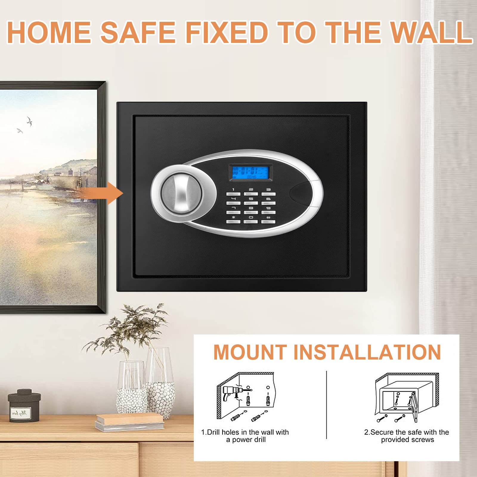 VIDXCVIT compact placement showing discreet storage in a home