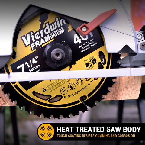 Vierdwin coated blades resist heat and corrosion during use