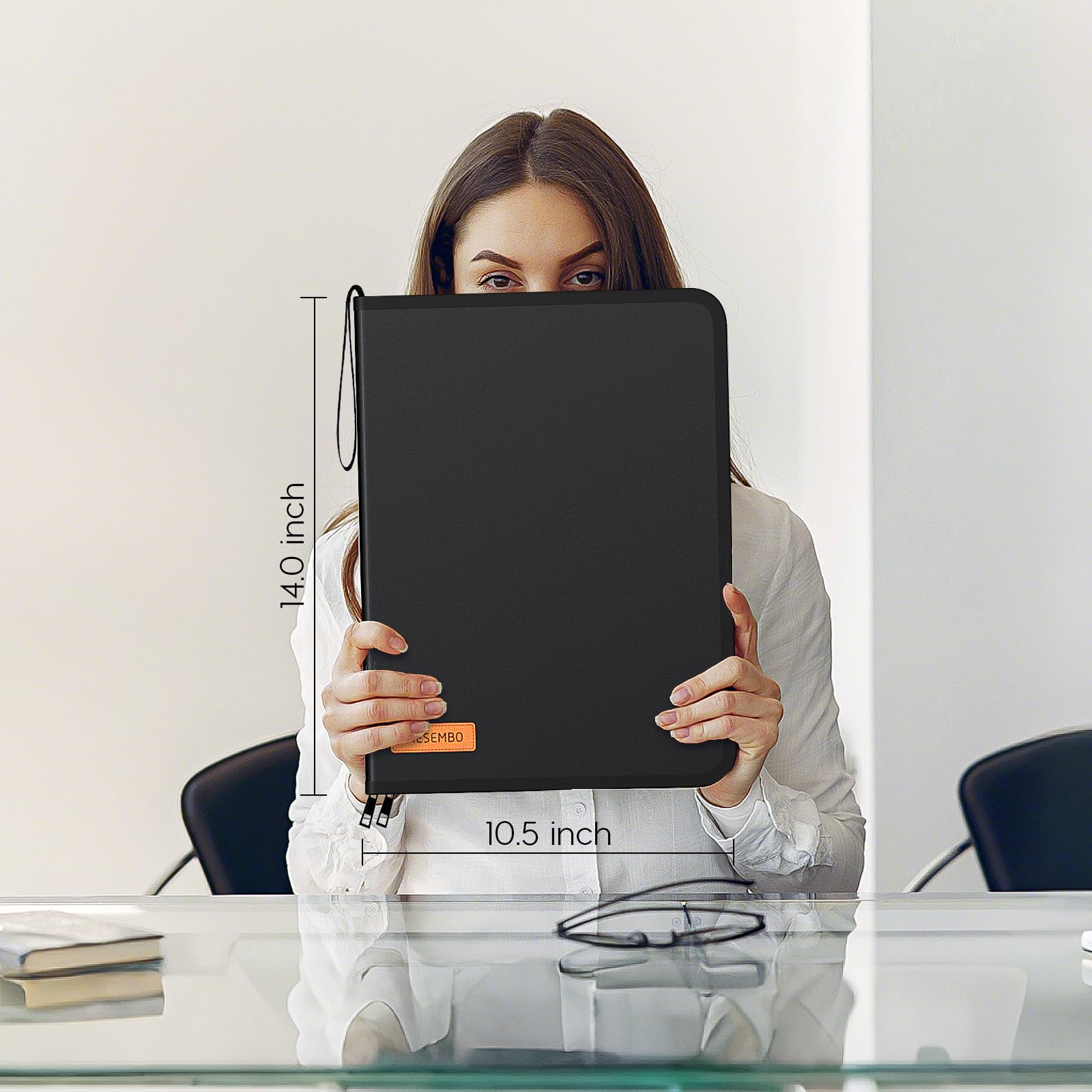 Viesembo eight A4 binder pockets keep papers neatly organized