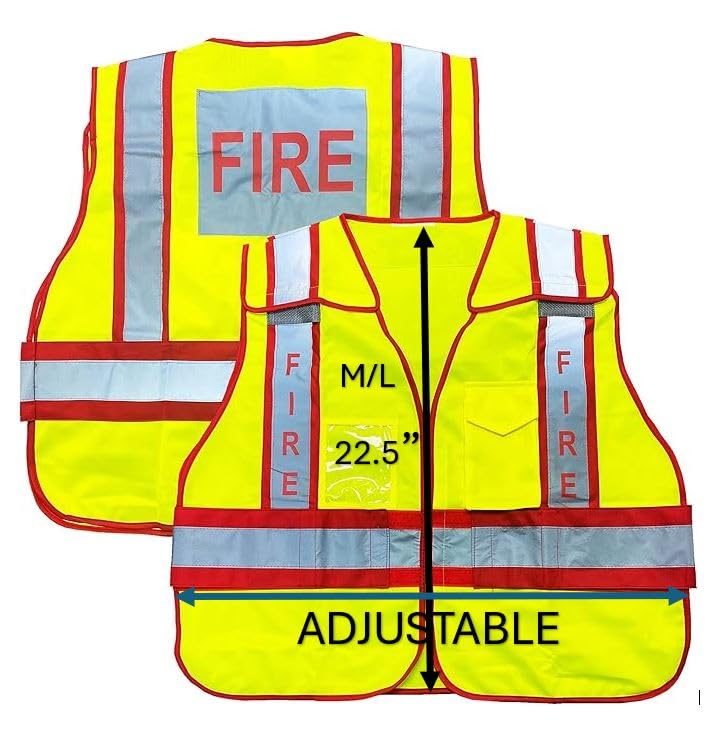 ViewBrite lime green vest crafted with durable tricot fabric
