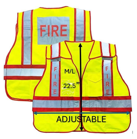 ViewBrite lime green vest crafted with durable tricot fabric