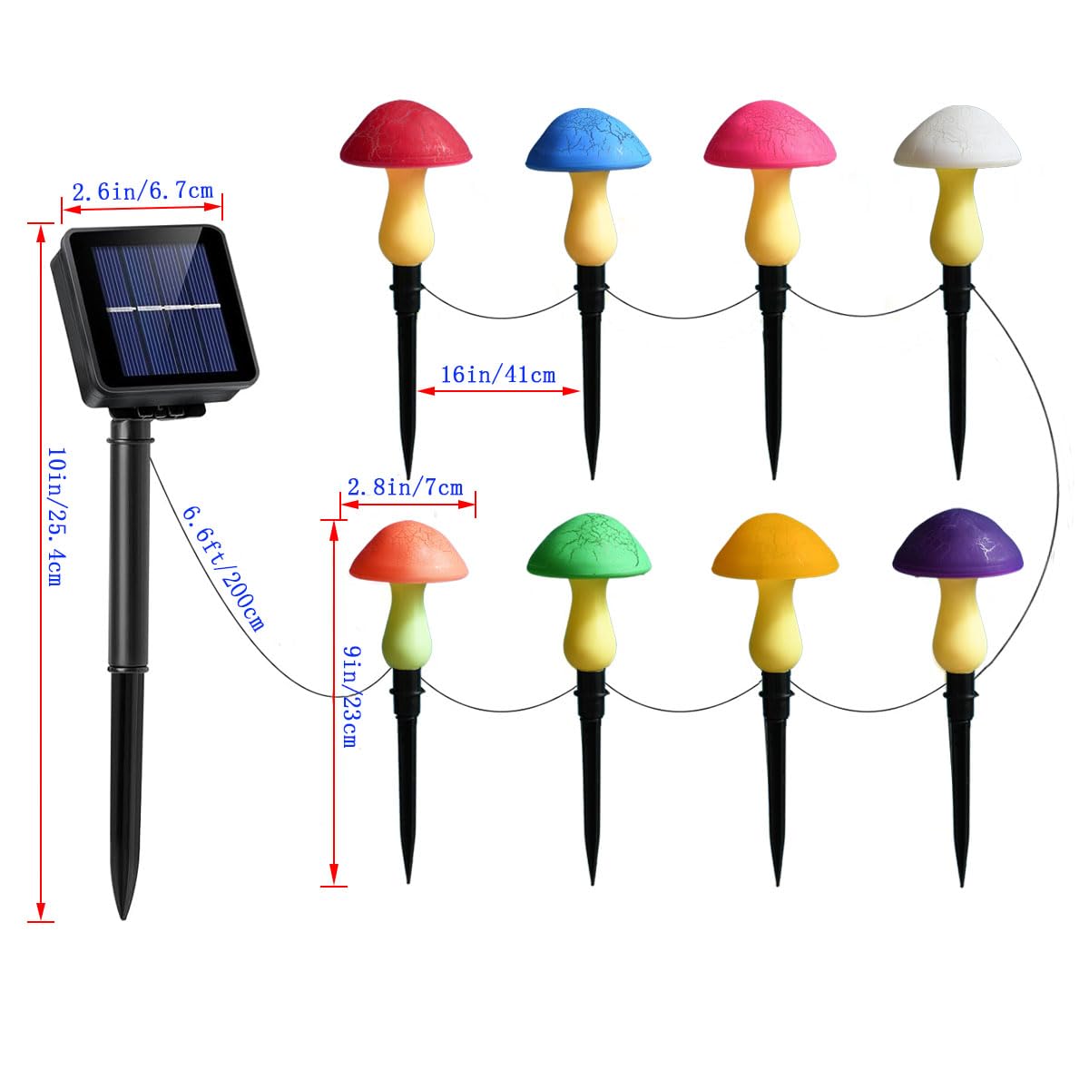 Viewpick crack mushrooms orange lights deliver vibrant seasonal decor accents.