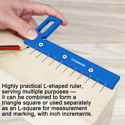 ViewReal 1/16 inch scribing holes enable clean parallel lines