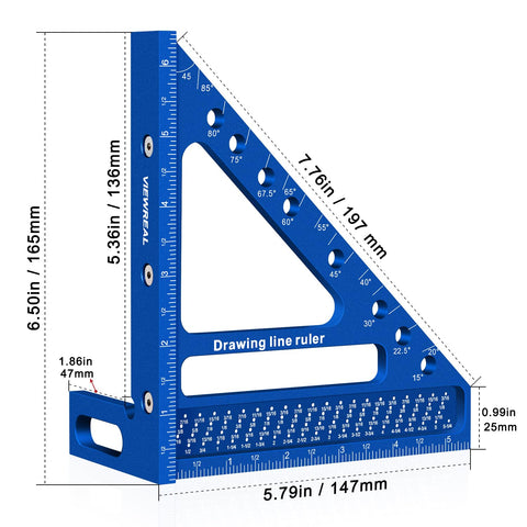 ViewReal 3D multi-angle ruler locks angles for precise layout work