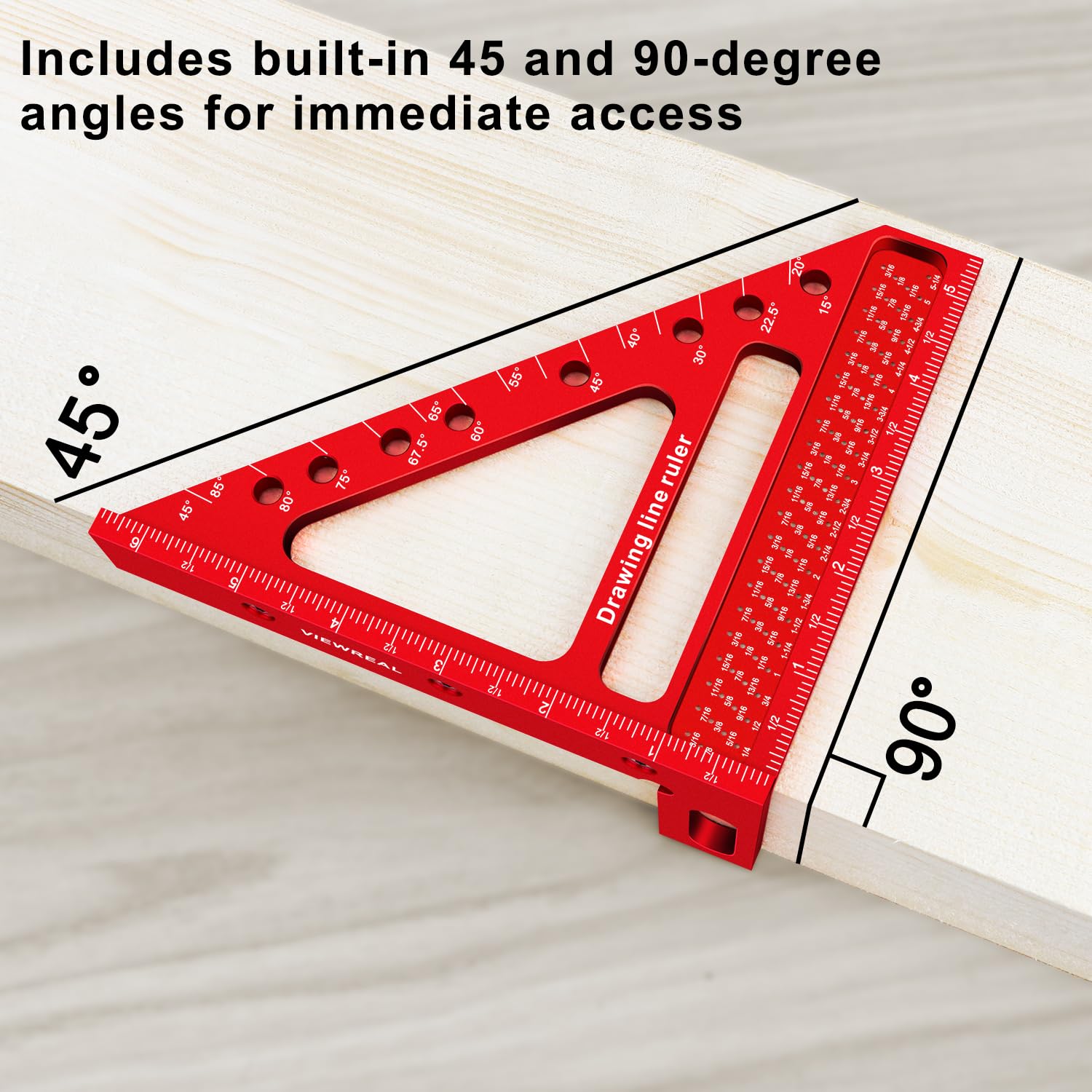 ViewReal post-marking capability lets you mark around posts or irregular shapes.