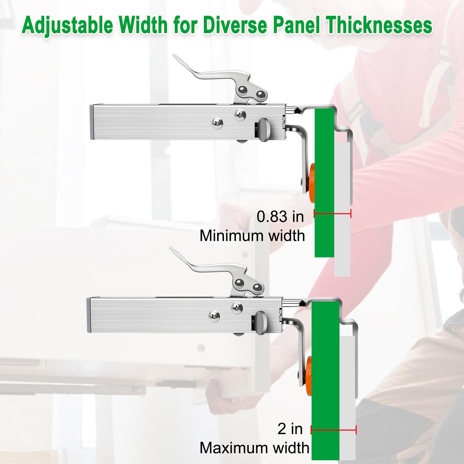 ViewReal drawer clamps toolkit-ready setup ideal for DIY and professionals.