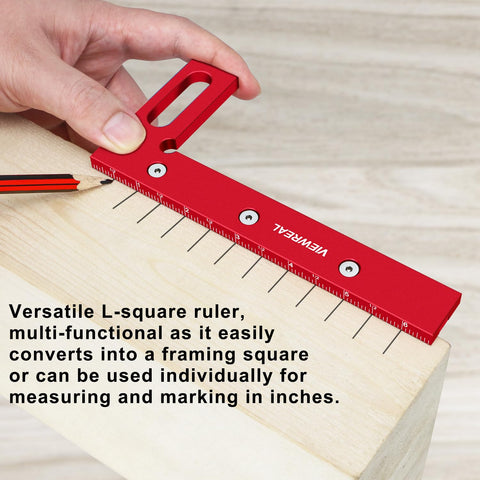ViewReal all-in-one measuring tool supports scribing and angle verification across pieces.