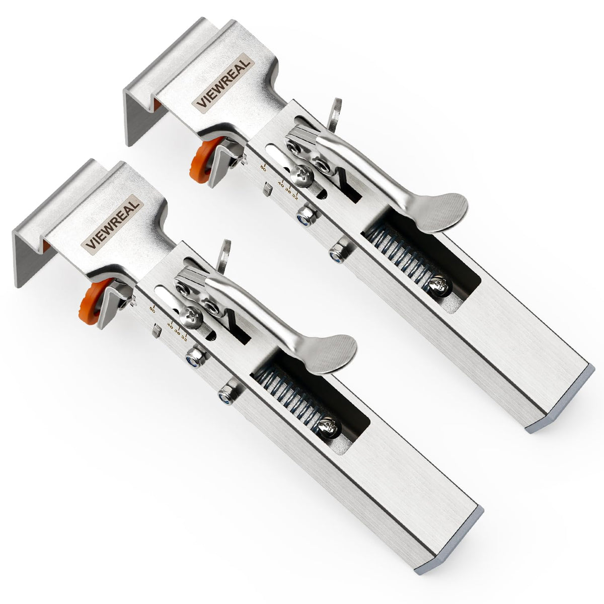 ViewReal quick-install drawer front clamps packaging enables fast, secure cabinet setup.
