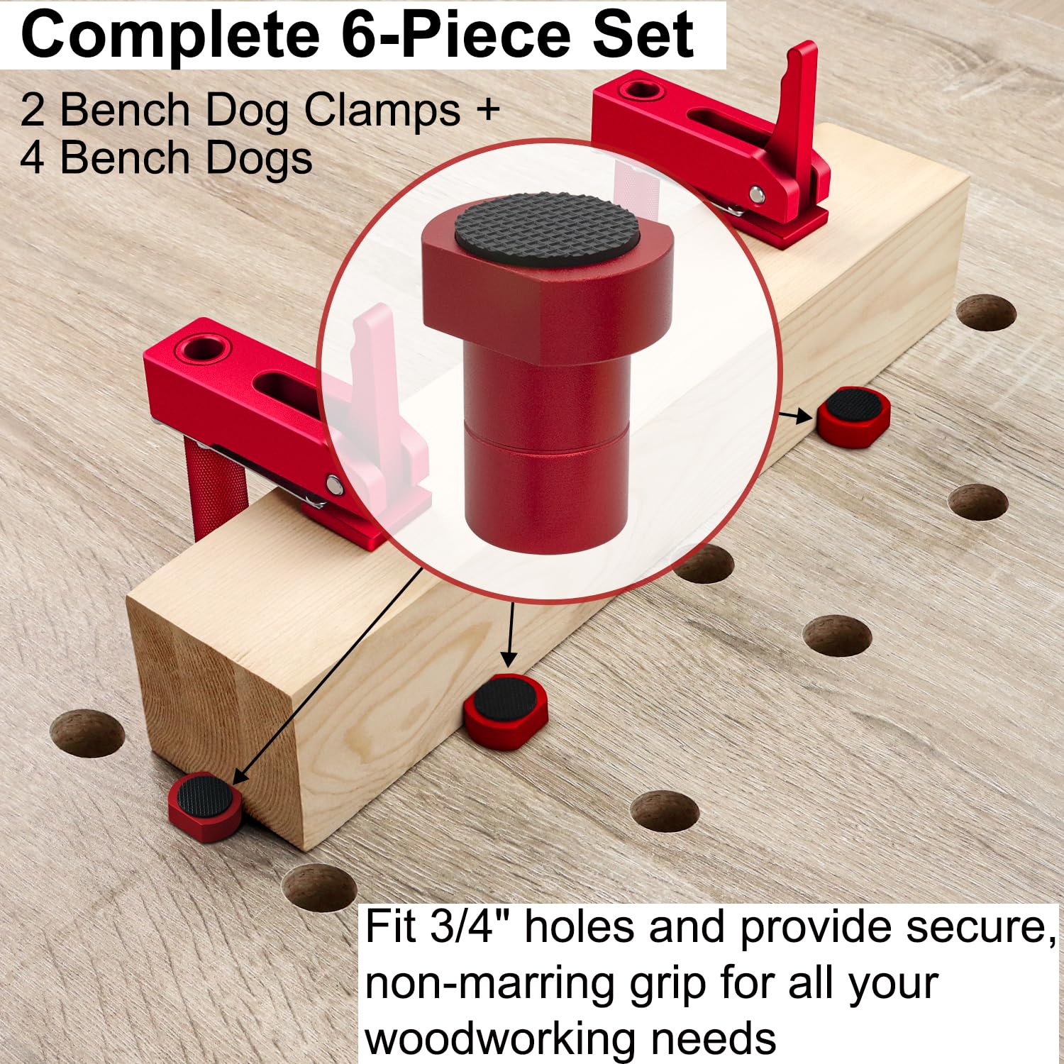 ViewReal quick-lock mechanism enables one-handed clamping and fast release