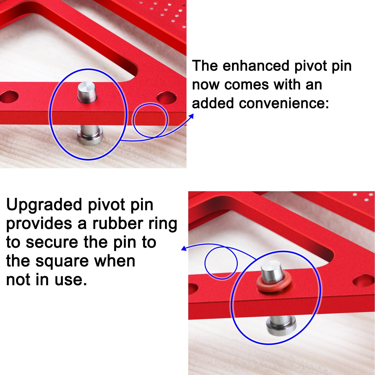 ViewReal saddle square design offers better handling for complex projects.