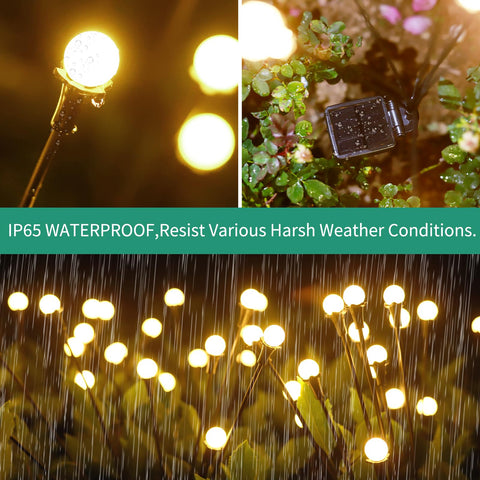 Vignuto Outdoor Lights feature IP65 waterproof design for year-round use.