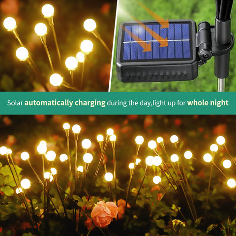 Vignuto Patio Decor lights brighten evenings with auto-charging convenience.