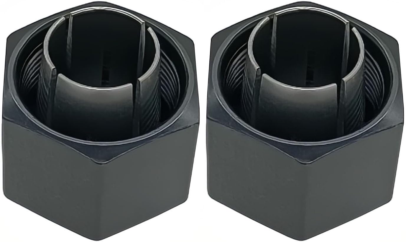 VIGORVIL 12.7mm router collet two pack for secure bit changes.