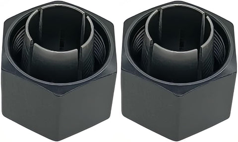 VIGORVIL 12.7mm router collet two pack for secure bit changes.