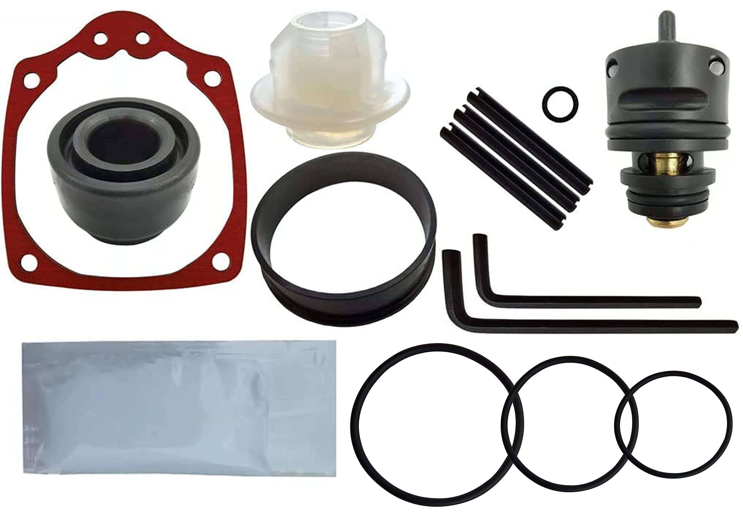VIGORVIL overhaul kit contents laid out for quick reference and repair planning.