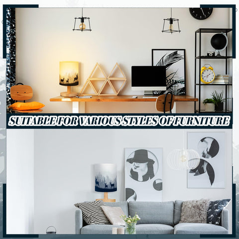 VIHOSE deer-pattern nightstand light adds charming ambiance