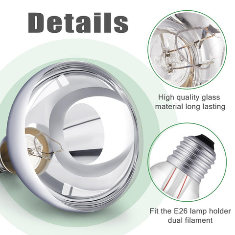 VIHOSE E26 base compatibility for versatile heating lamp options
