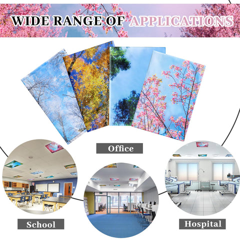 VIHOSE autumn leaf pattern light cover adds warm ceiling decor