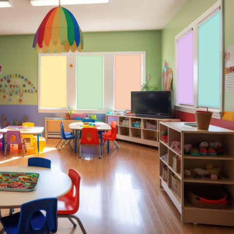 VIHOSE magnetic easy-installation close-up shows quick classroom mounting.