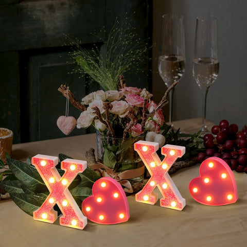 VIHOSE Valentine decor lights brighten dining and living spaces