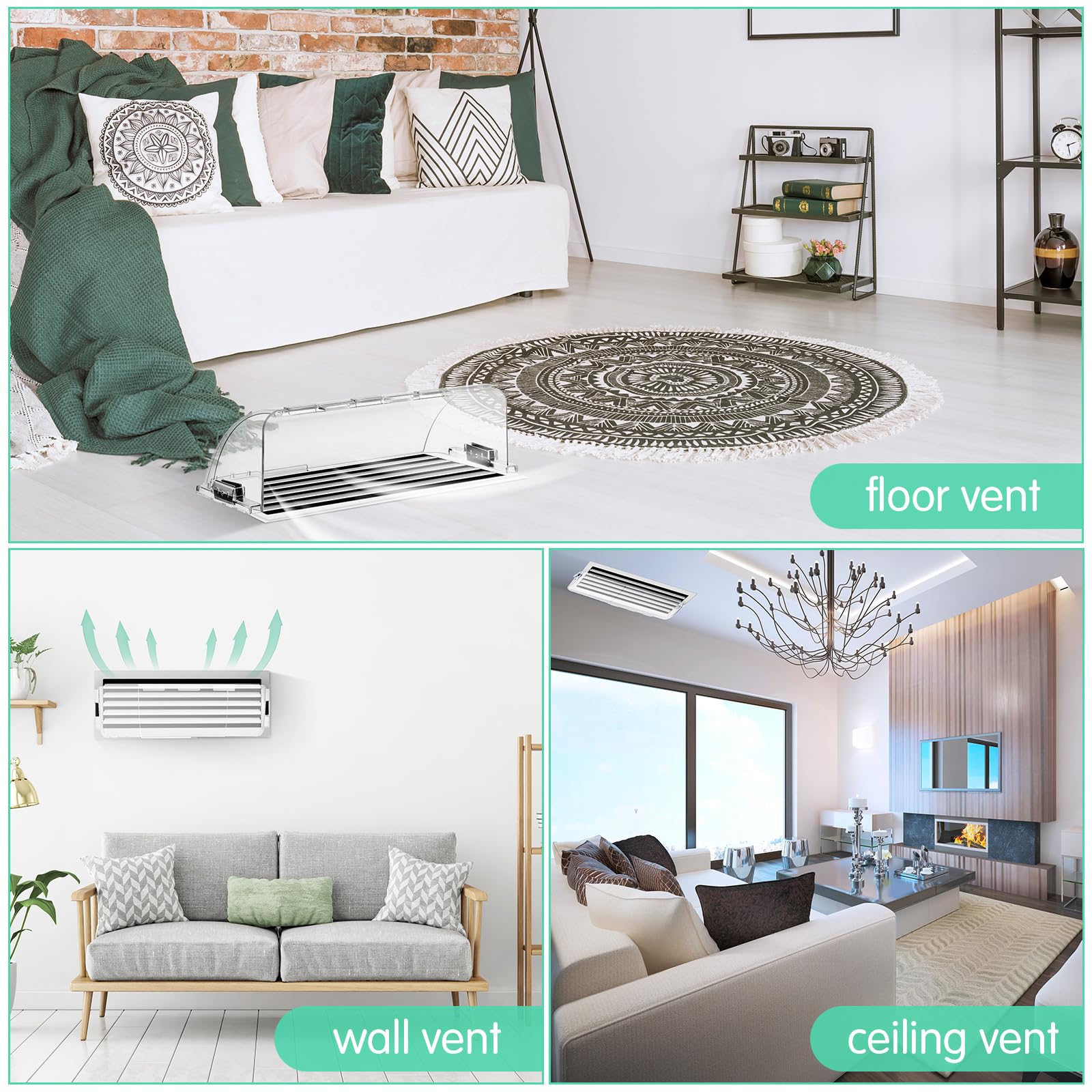 VIHOSE 6-pack ensures coverage across multiple vents for better comfort