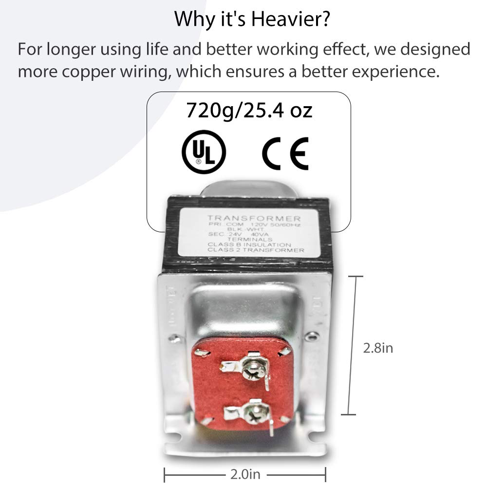 VIIVRIA 24V transformer capable of powering multiple devices.