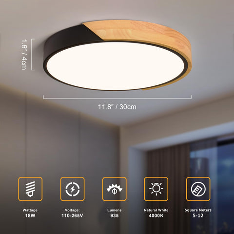 Vikaey acrylic lampshade provides even light distribution with reduced glare.