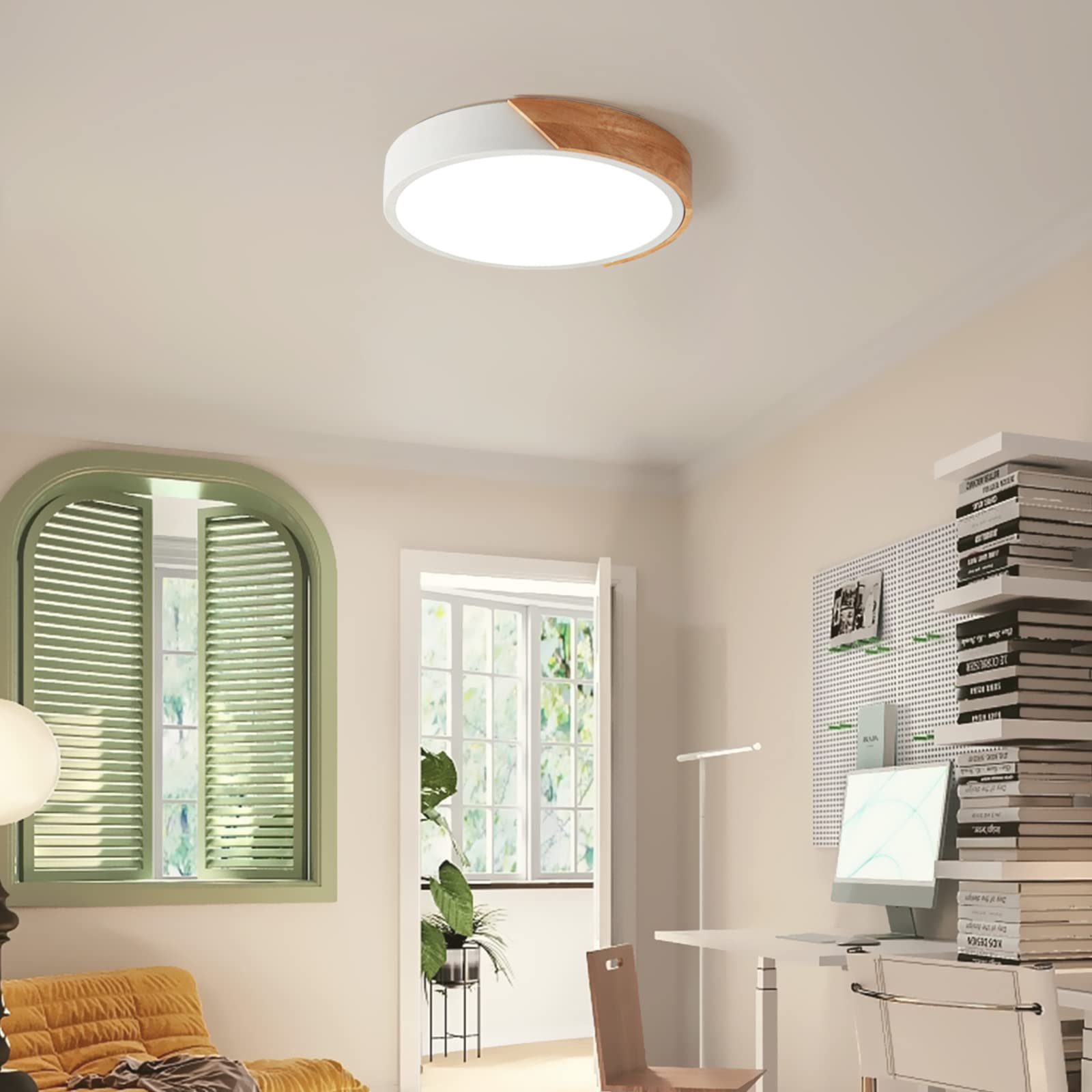 Vikaey durable metal-wood-acrylic construction for longevity.