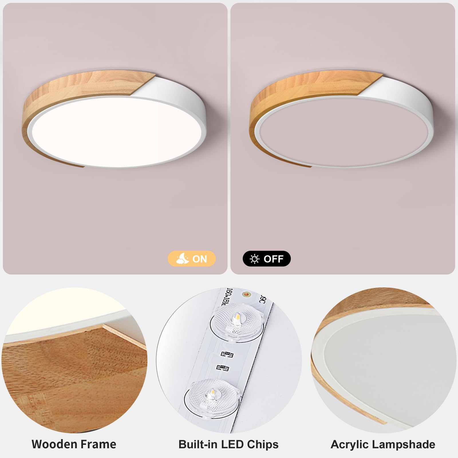 Vikaey easy-installation kit with hardware included.