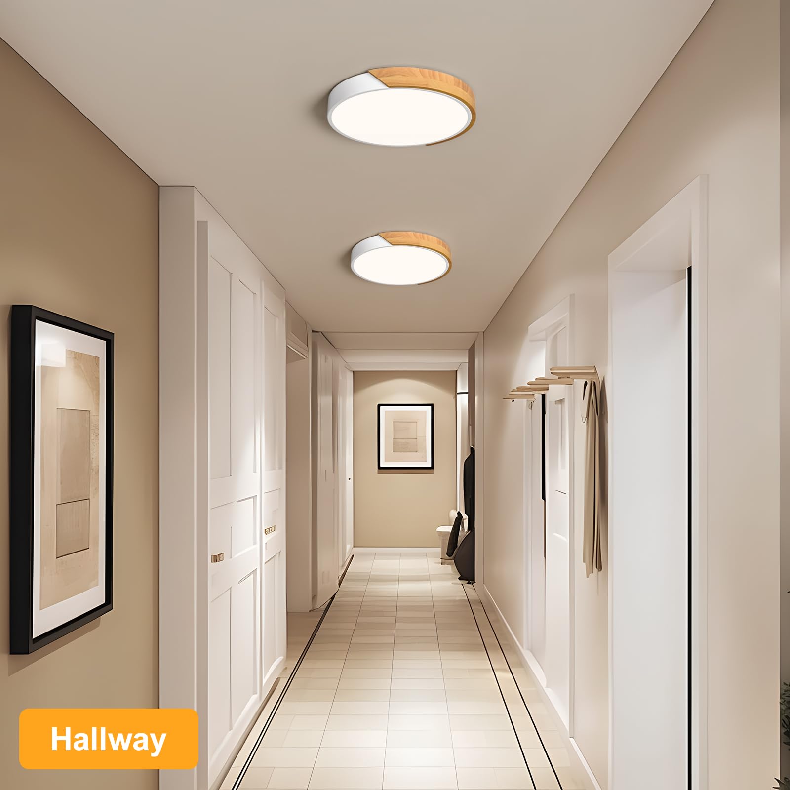 Vikaey 4000K non-dimmable option for steady daylight tone.