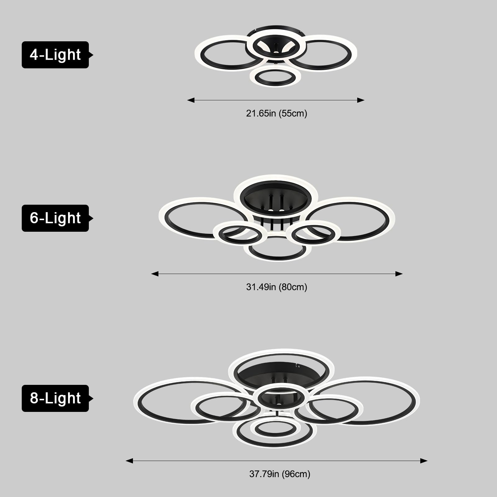Vikaey kitchen lighting fixture with bright, energy-efficient LED.