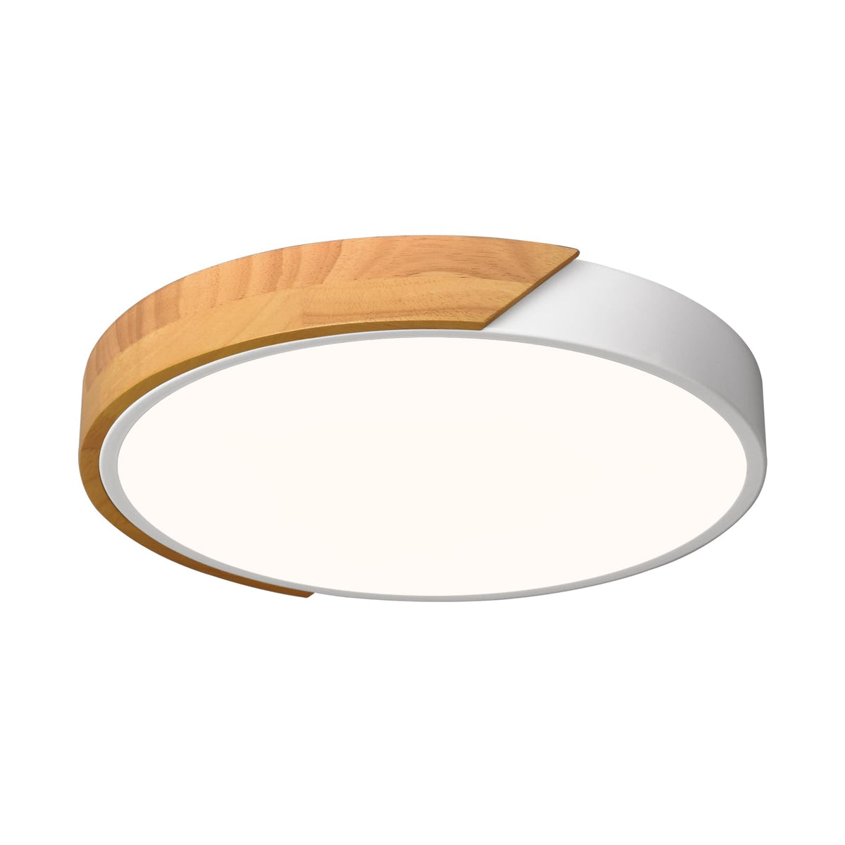 Vikaey Modern LED circle lamp provides even illumination for contemporary living spaces.