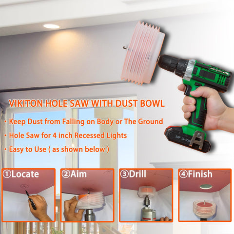 VIKITON bi-metal teeth deliver sharp cuts for drywall and metal
