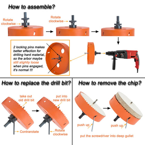 VIKITON kit cuts wood, metal, plywood, and plaster with ease.