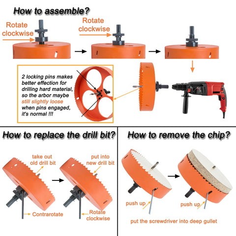 VIKITON versatile cutting kit for wood metal and plastic materials