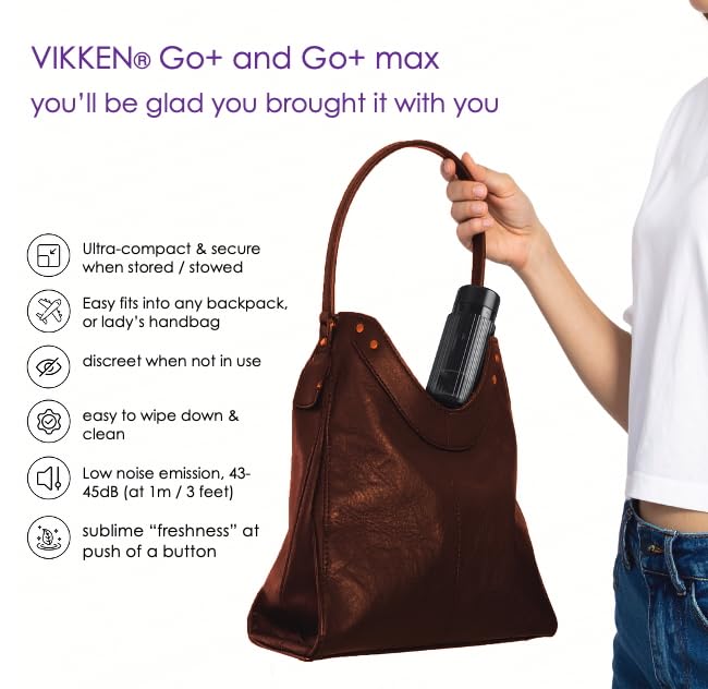 VIKKEN Go+ Max Travel Bidet pink trim detail emphasizes style