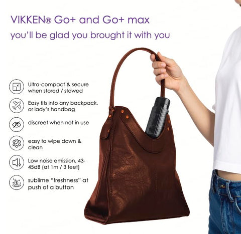 VIKKEN Go+ Max Travel Bidet pink trim detail emphasizes style