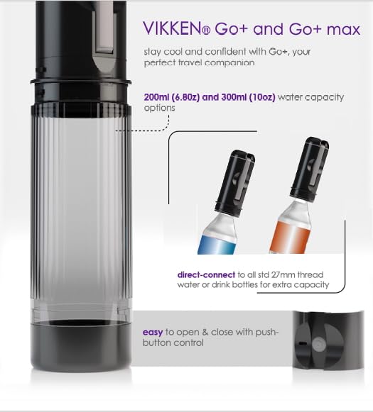VIKKEN Go+ Max Travel Bidet spray modes highlight gentle and strong settings